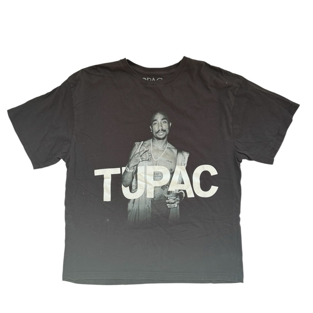 2Pac / Black Graphic T-Shirt